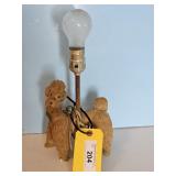 EARLY POODLE LAMP