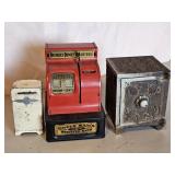 EARLY TIN CASH REGUSTER UNCLE SAMS BANK &