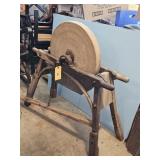 21 INCH X 2 INCH WIDE SHARPENING WHEEL W/STAND