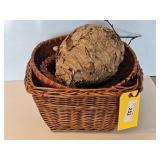 3-OLDER BASKETS & NEST