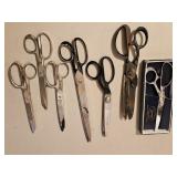 VARIETY OF SCISSORS-12 INCH UPH.