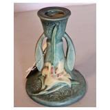 4-7/8" TALL GREEN ZEPHYR CANDLE STICKHOLDER (1)