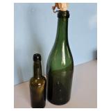 2-GREEN EARLY BOTTLES