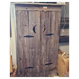 PRIMITIVE MADE DOUBLE DOOR CABINET