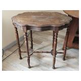 EARLY OBLONG LAMP STAND