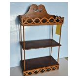 SMALL HANGING WOOD SHELF