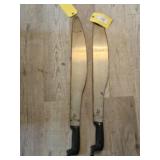 2-EL. COYOTE MACHETTES APPROX. 30 INCHES OVERALL