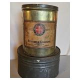 BESSIRE & CO. TIN & 1 UNMARKED