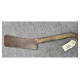 EARLY GORGE MEAT CLEAVER OVERALL LENGTH 36 IN