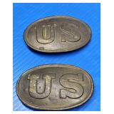 US CIVIL WAR BELT BUCKELS 1-IS ARROW BACK HOOKS