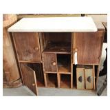 EARLY STAND WITH NON MATCHING MARBLE TOP