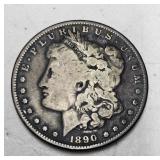 1890-0 MORGAN SILVER DOLLAR