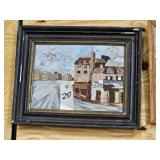 FRAMED ART WORK BY THE UNKOWN FAMOUS PAINTER