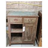 2 DRAWER-2 DOOR CUPBOARD-MISSING THE 2ND DOOR