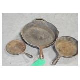 3-C-I SKILLETS-LODGE & NO NAMES