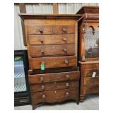 EARLY CHEST ON CHEST MISSING PEARL INLAY