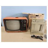 PANASONIC PORTABLE TV & 5 INCH B&W TV AM/FM