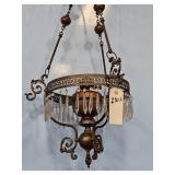 EARLY GAS HANGING LIGHT FIXTURE