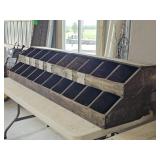 EARLY WOODEN PARTS BIN W/20 CUBBY HOLES