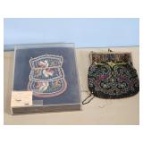 1870  WOODLAND INDIAN BEADED PURSE