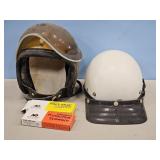 EARLY MOTORCYCLE HELMENTS