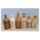 STONE/CROCK WHISKEY/BEER BOTTLES-STYLE WINCH