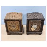 2 CAST IRON BANKS