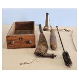 MASTER OIL FILL TOPPER, TIRE THUMPE, WOOD DRAWER