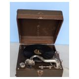 HAND CRANK RECORD PLAYER NOT TESTED