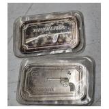 COLT & WINCHESTER .99P FINE SILVER 1 OUNCE BARS
