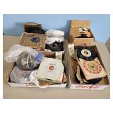 A VARIETY OF 45 RECORS