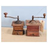 2-HAND CRANK COFFEE GRINDERS