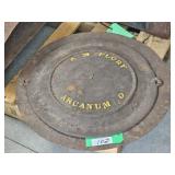 AM FLORY ARCANUM OHIO MAN HOLE COVER