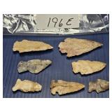 APPROX. 2, 2.25 INCHES LONG VARIETY OF ARROWHEADS