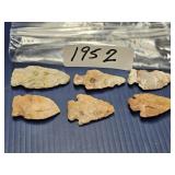 APPROX. 2 & 2.5 INCHES LONG ARROWHEADS