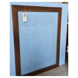 WALNUT FRAMED DOOR FOR A CUPBOARD