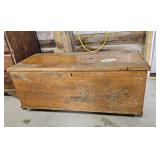 EARLY BLANKET CHEST WITH TILL