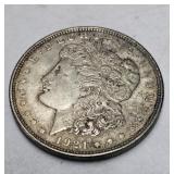 1921 MORGAN SILVER DOLLAR