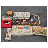 VAREITY OF BOARD GMAES-TICKER TAPE-THE MATCH