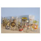 1975 KY DERBY GLASS, CARTOON GLASS