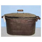 COPPER WASH BOILER WITH LID