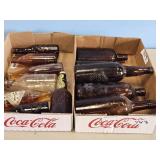 AMBER WISKEY BOTTLES-SPRINGFIELD OHIO,.