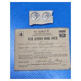 US AIR FORCE ENLISTED COLLAR PINS & WAR RATION