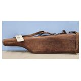 EARLY LEATHER SHOTGUN CASE
