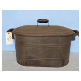 COPPER WASH BOILER WITH LID