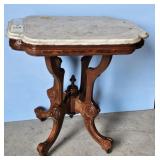 VICTORIAN MARBLE TOP STAND