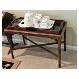 SERVING TRAY & TEA SET