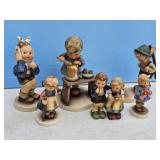 GOEBEL FIGURINES-BOY W/TOOTH ACHE-W/CHIP & OTHERS