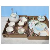 FRANS PORC. TEA SET CHINA, NAPKIN RINGS