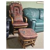 PLAT FORM ROCKER & FOOT STOOL